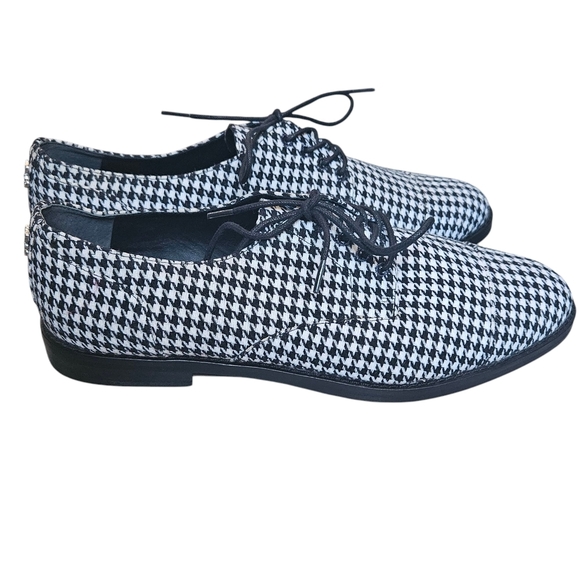 Lauren Ralph Lauren Maryna II Houndstooth Oxfords Size 8.5B - Picture 5 of 10